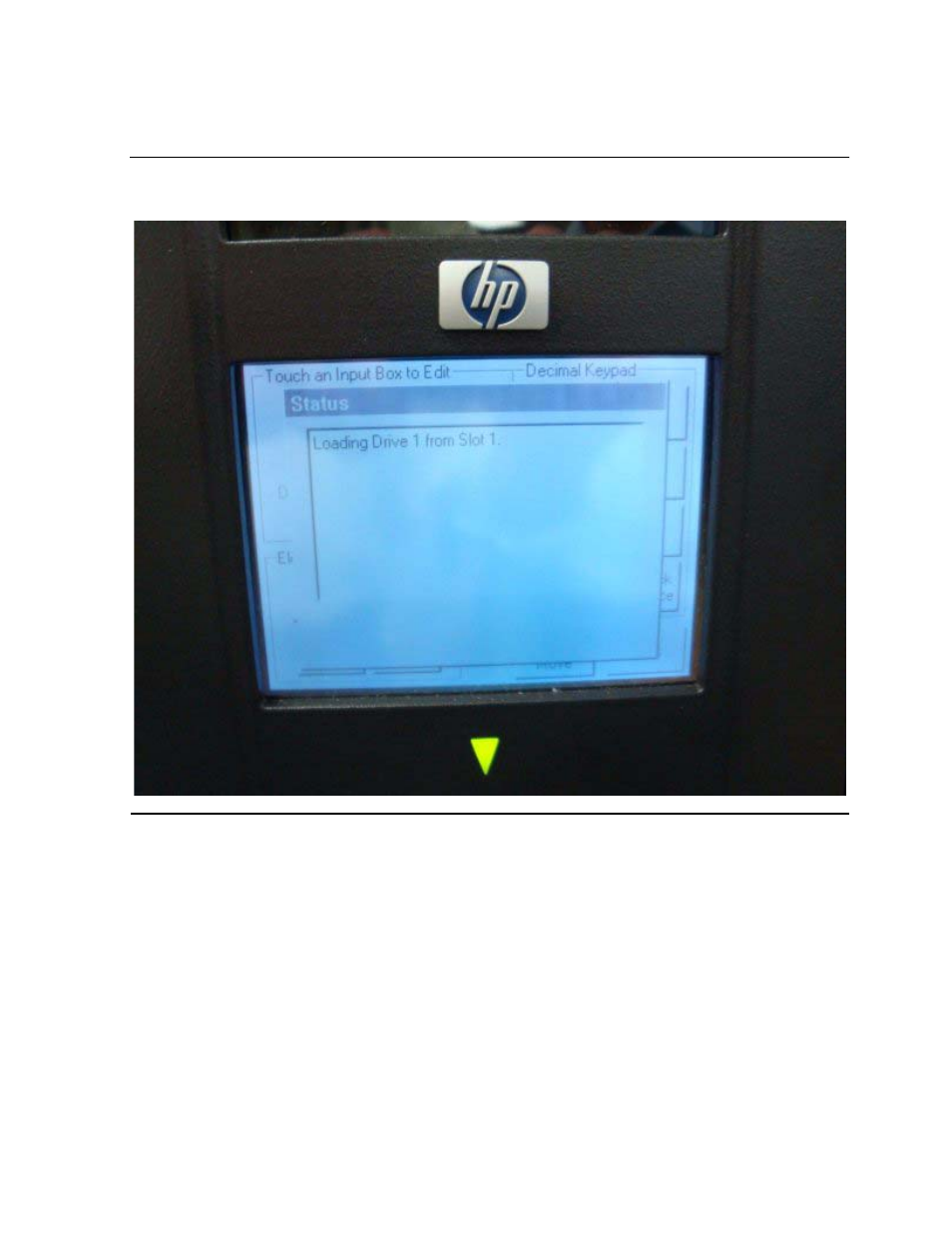 Figure 5-6, Loading cartridge into drive | HP Integrity NonStop H-Series User Manual | Page 54 / 88