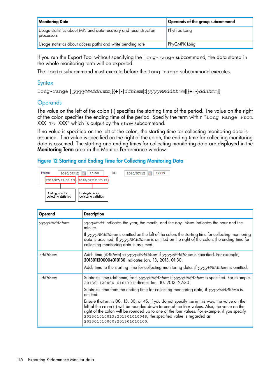 Syntax, Operands | HP XP7 Storage User Manual | Page 116 / 227