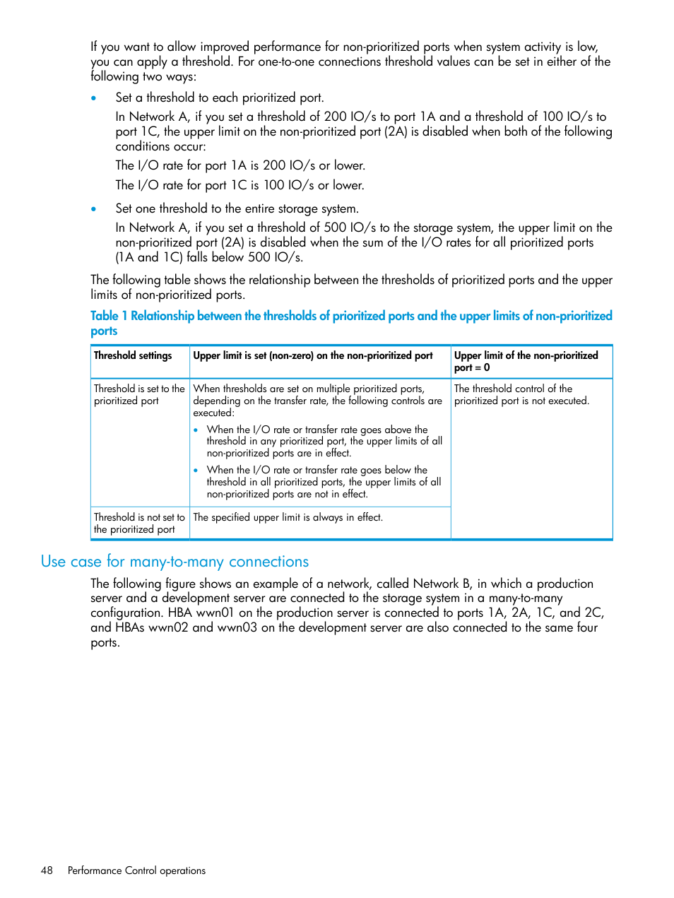Use case for many-to-many connections | HP XP7 Storage User Manual | Page 48 / 227
