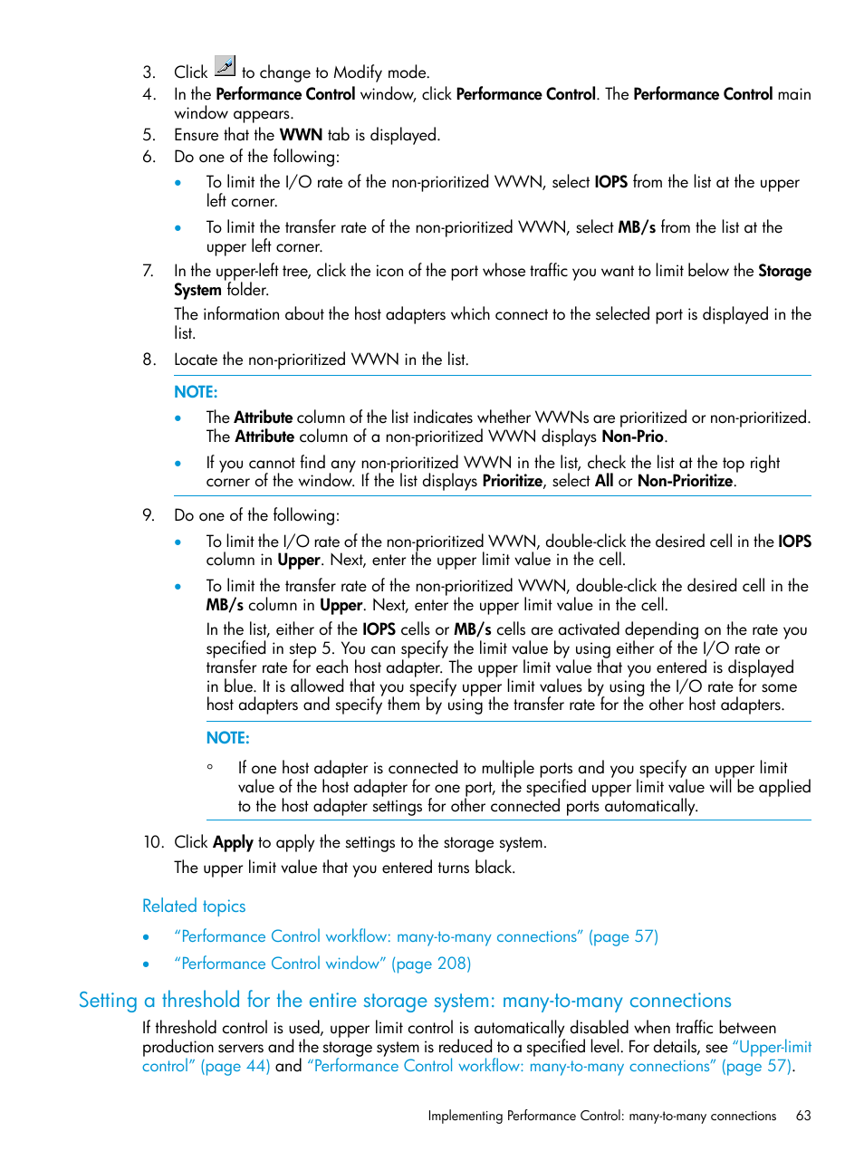 Setting a | HP XP7 Storage User Manual | Page 63 / 227