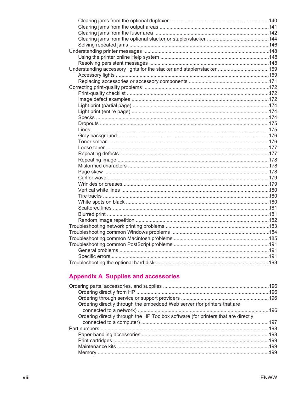 HP LaserJet 4250 User Manual | Page 10 / 304