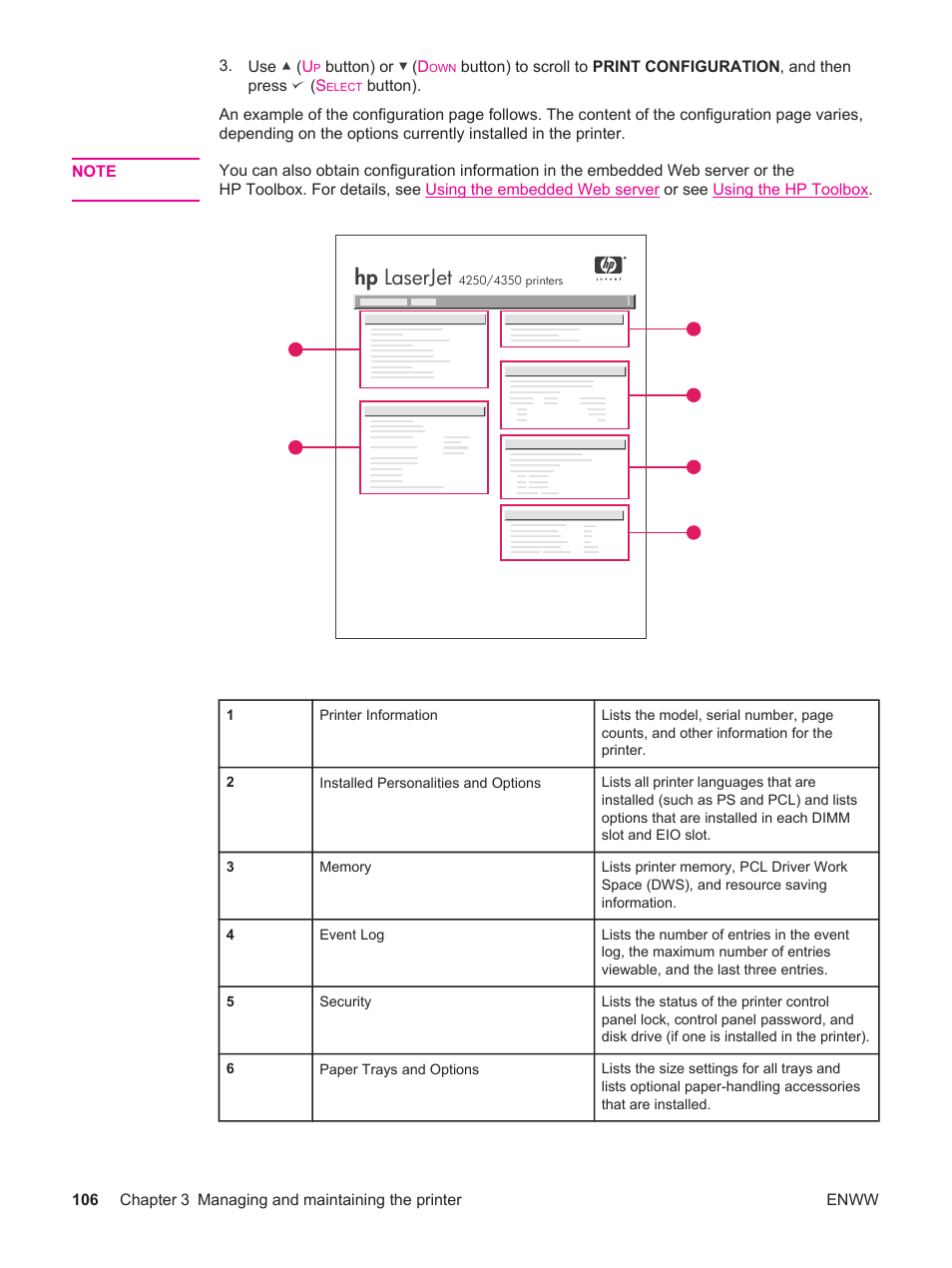 Hp laserjet | HP LaserJet 4250 User Manual | Page 118 / 304