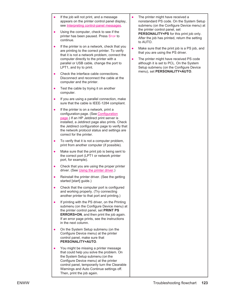 HP LaserJet 4250 User Manual | Page 135 / 304