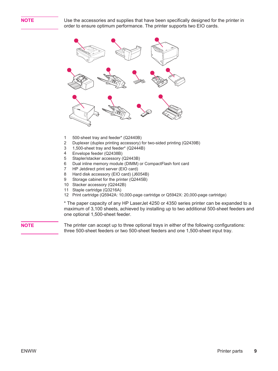 HP LaserJet 4250 User Manual | Page 21 / 304