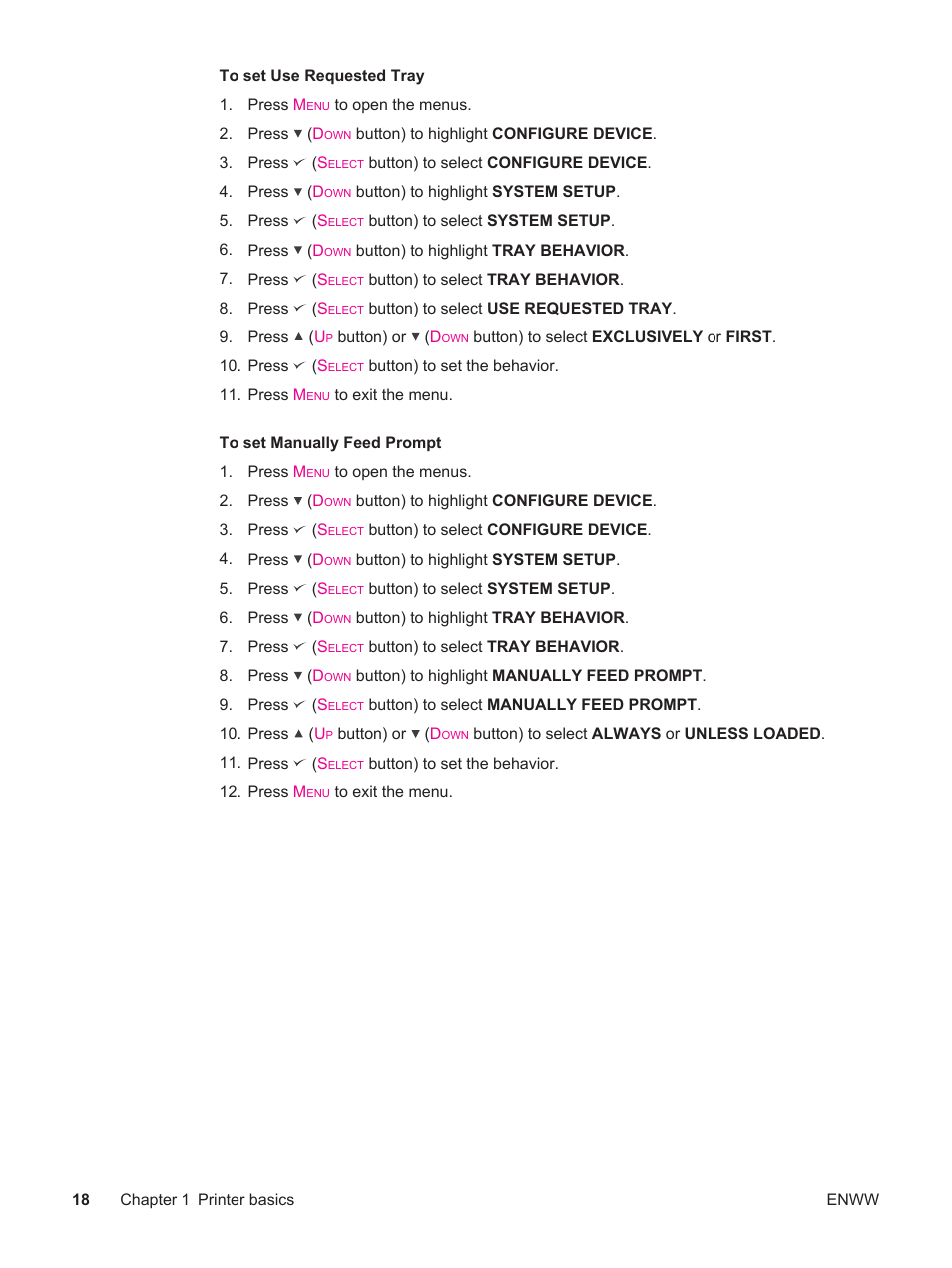 HP LaserJet 4250 User Manual | Page 30 / 304