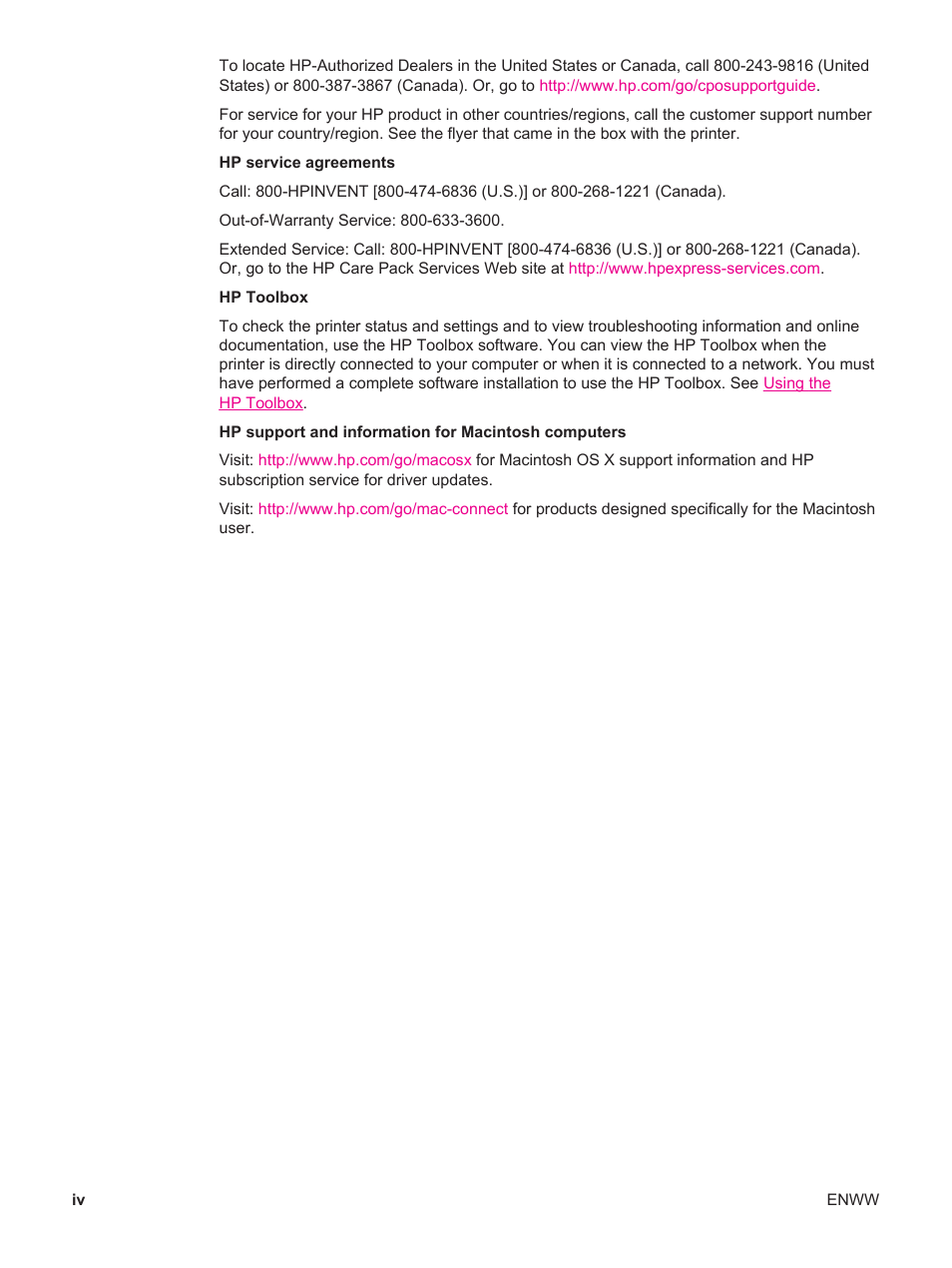 HP LaserJet 4250 User Manual | Page 6 / 304