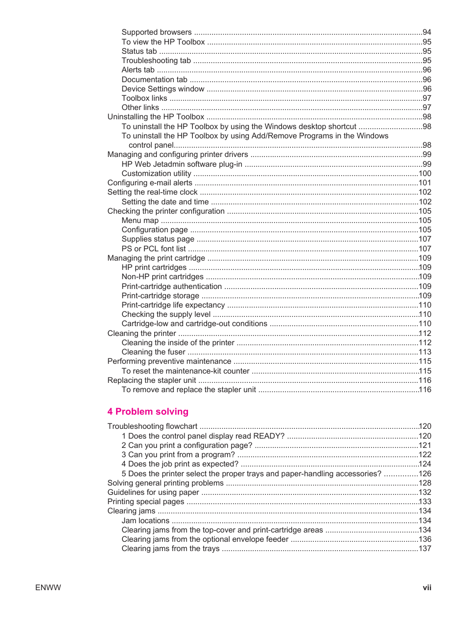 HP LaserJet 4250 User Manual | Page 9 / 304