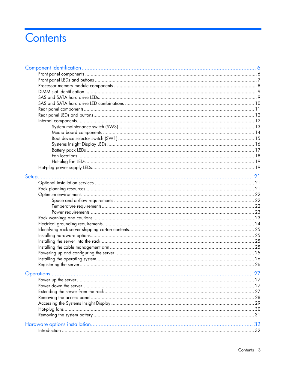 HP ProLiant DL585 G2 Server User Manual | Page 3 / 104