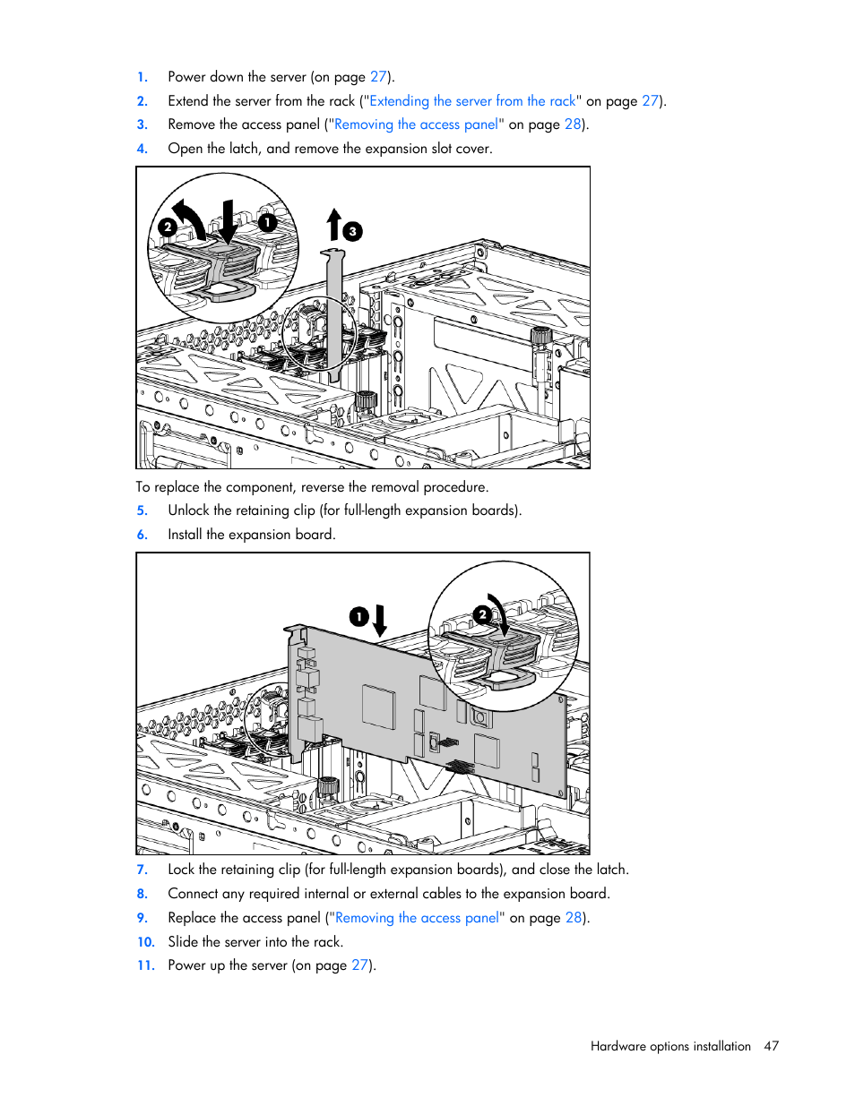 HP ProLiant DL585 G2 Server User Manual | Page 47 / 104