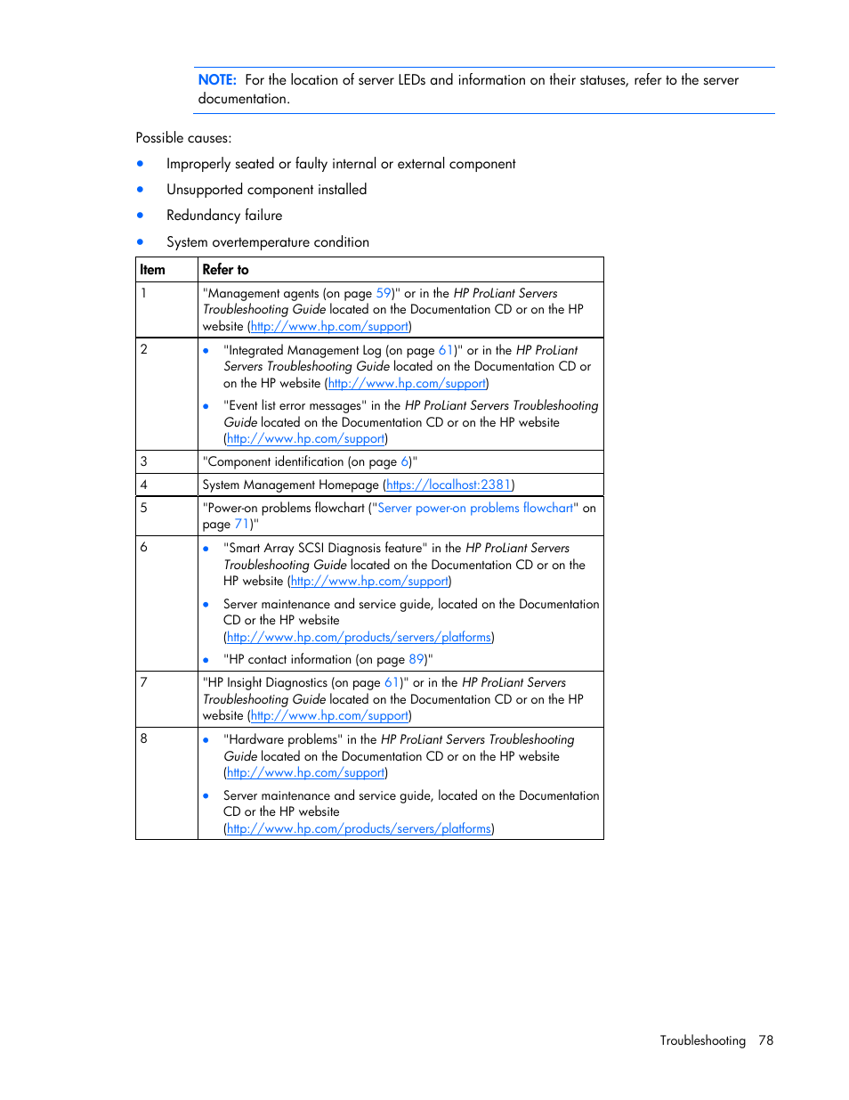 HP ProLiant DL585 G2 Server User Manual | Page 78 / 104