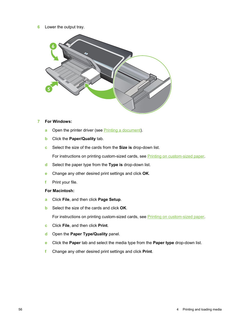 HP Deskjet 9800 Printer series User Manual | Page 66 / 172