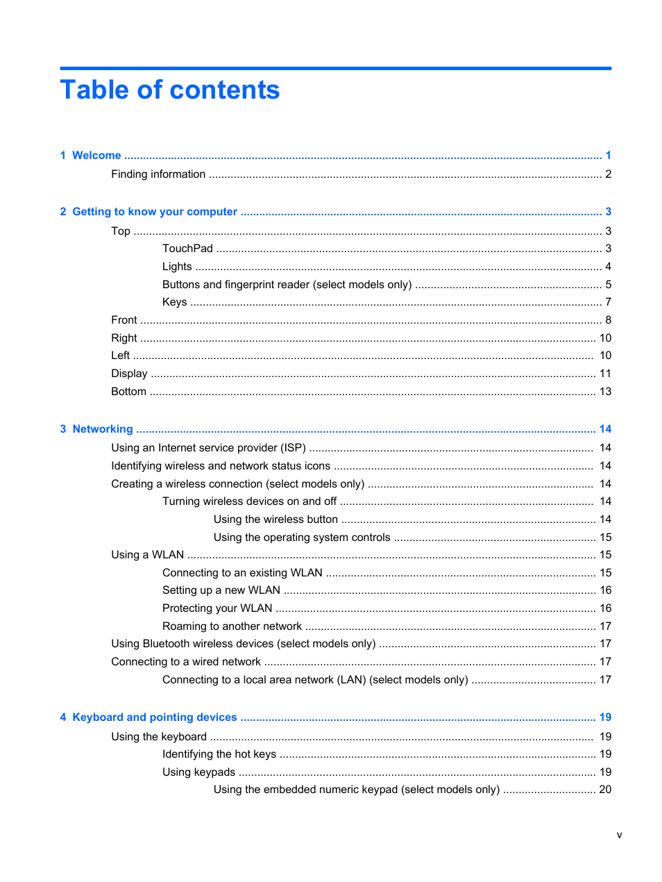HP ProBook 445 G1 Notebook PC User Manual | Page 5 / 98