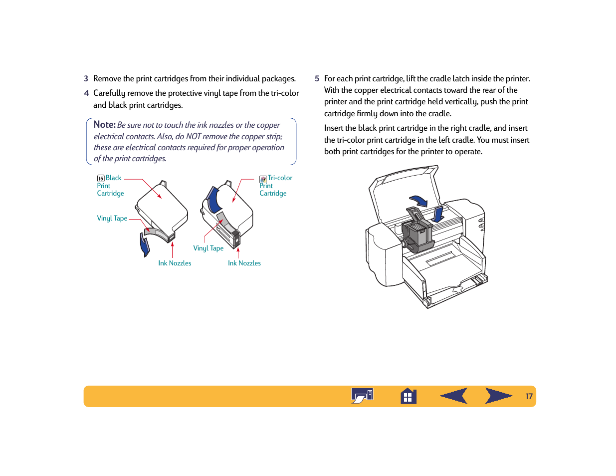 HP Deskjet 842c Printer User Manual | Page 17 / 74