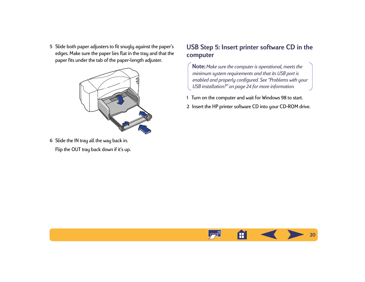 HP Deskjet 842c Printer User Manual | Page 20 / 74