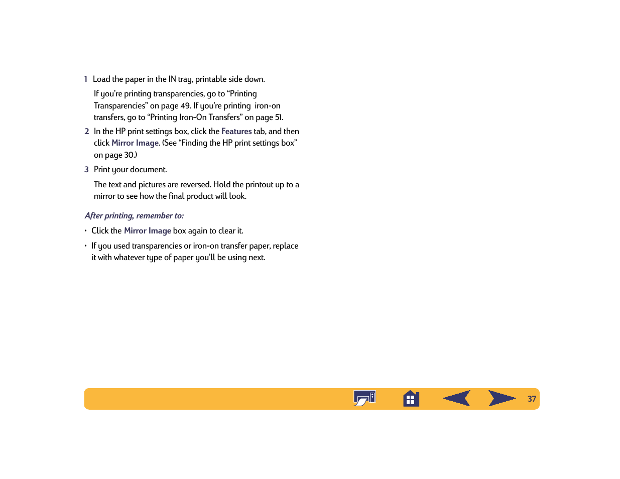 HP Deskjet 842c Printer User Manual | Page 37 / 74
