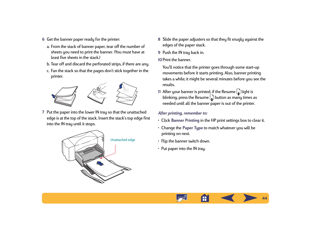 HP Deskjet 842c Printer User Manual | Page 44 / 74