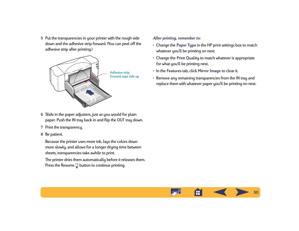 HP Deskjet 842c Printer User Manual | Page 50 / 74