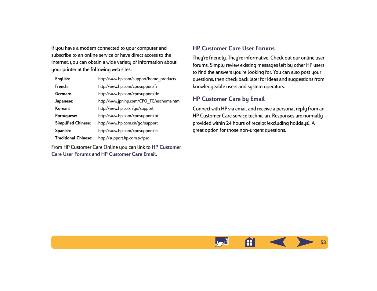 HP Deskjet 842c Printer User Manual | Page 53 / 74