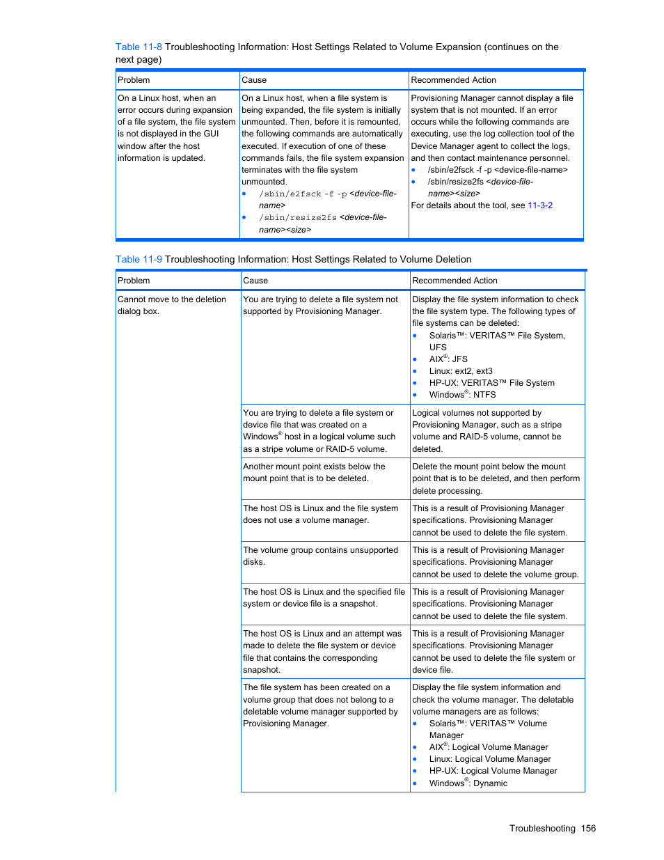 HP StorageWorks XP48 Disk Array User Manual | Page 156 / 203