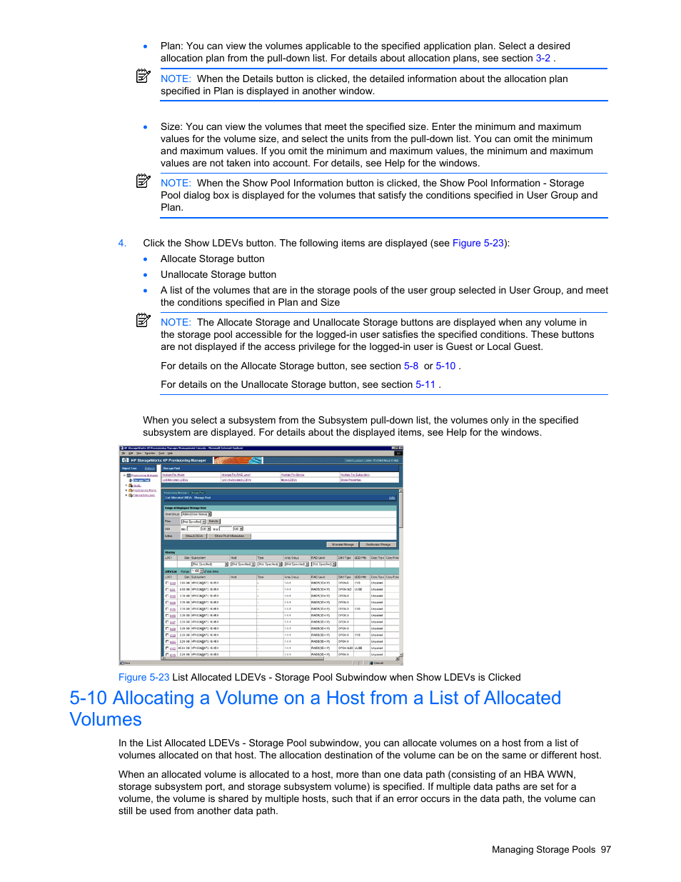 Mes (section | HP StorageWorks XP48 Disk Array User Manual | Page 97 / 203