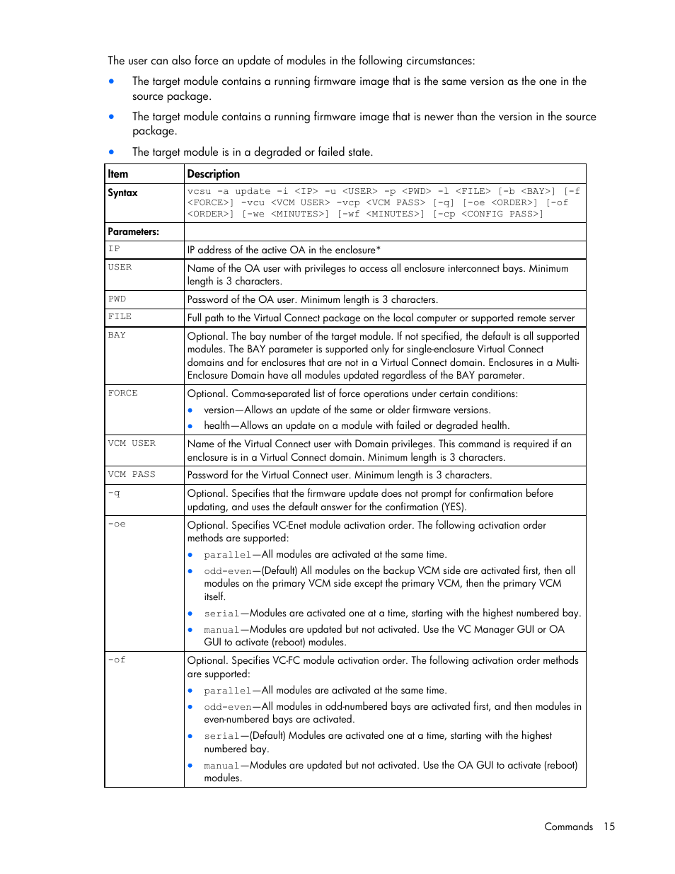 HP Virtual Connect 4Gb Fibre Channel Module for c-Class BladeSystem User Manual | Page 15 / 21