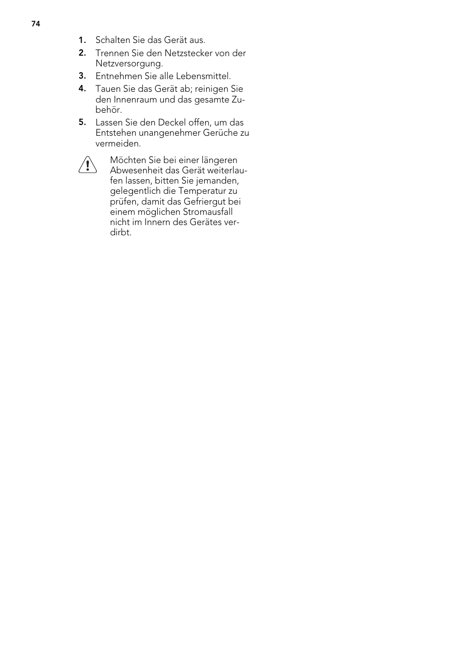 AEG A62300HLW0 User Manual | Page 74 / 84
