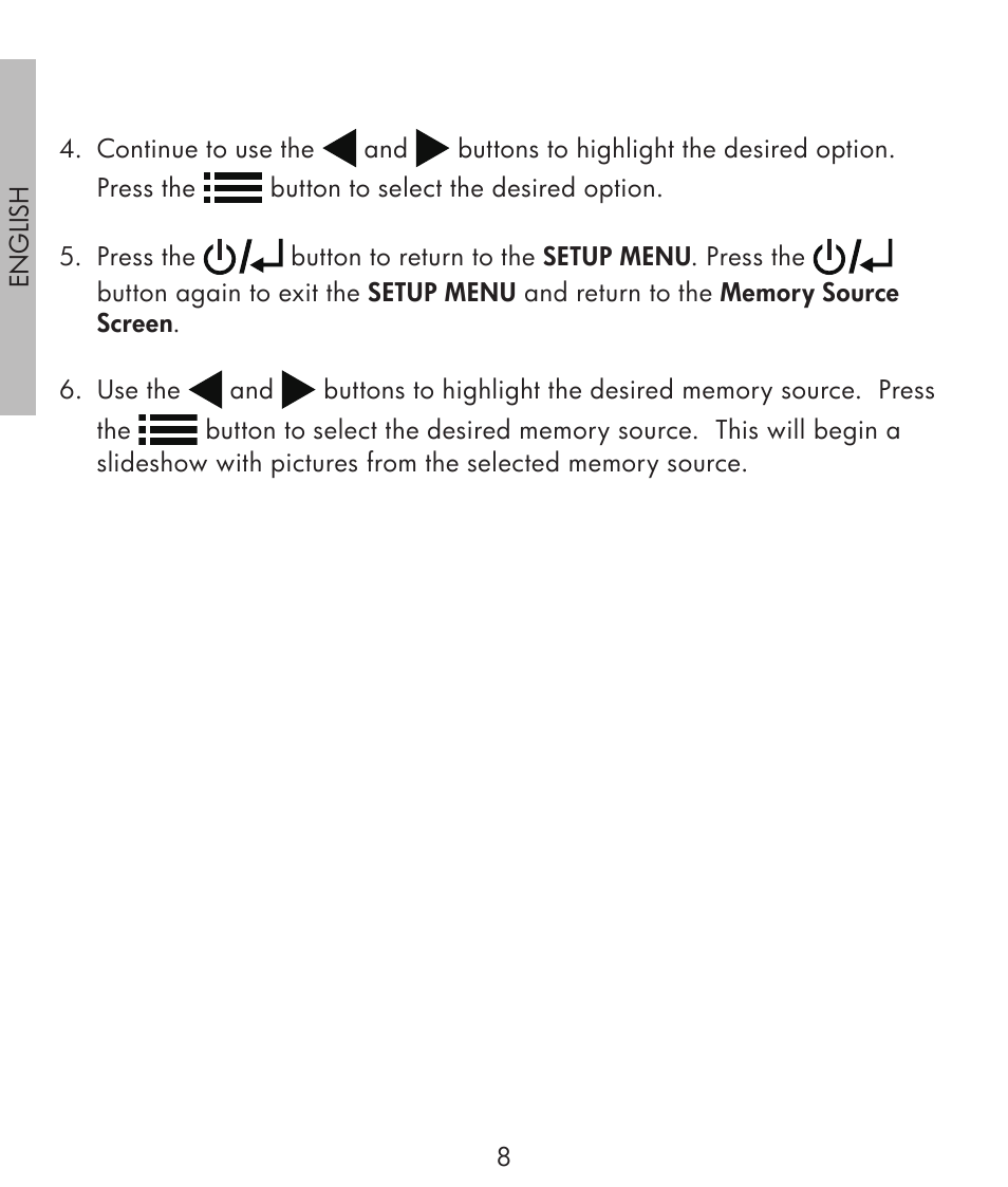 HP df300 Digital Picture Frame User Manual | Page 8 / 58