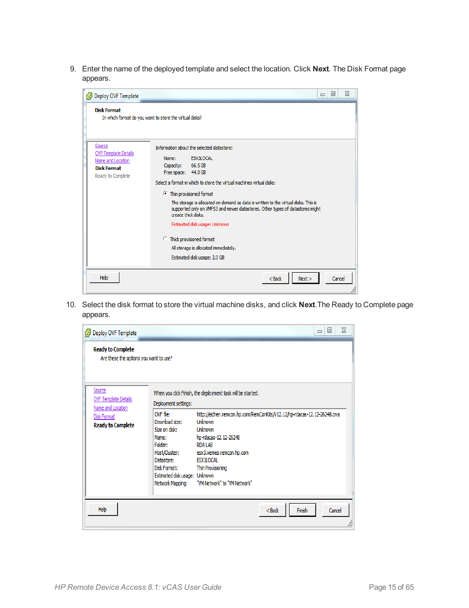 HP Remote Device Access Software User Manual | Page 15 / 65