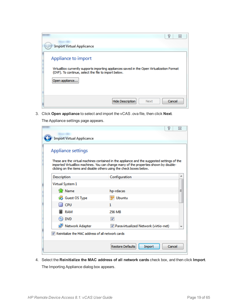 HP Remote Device Access Software User Manual | Page 19 / 65