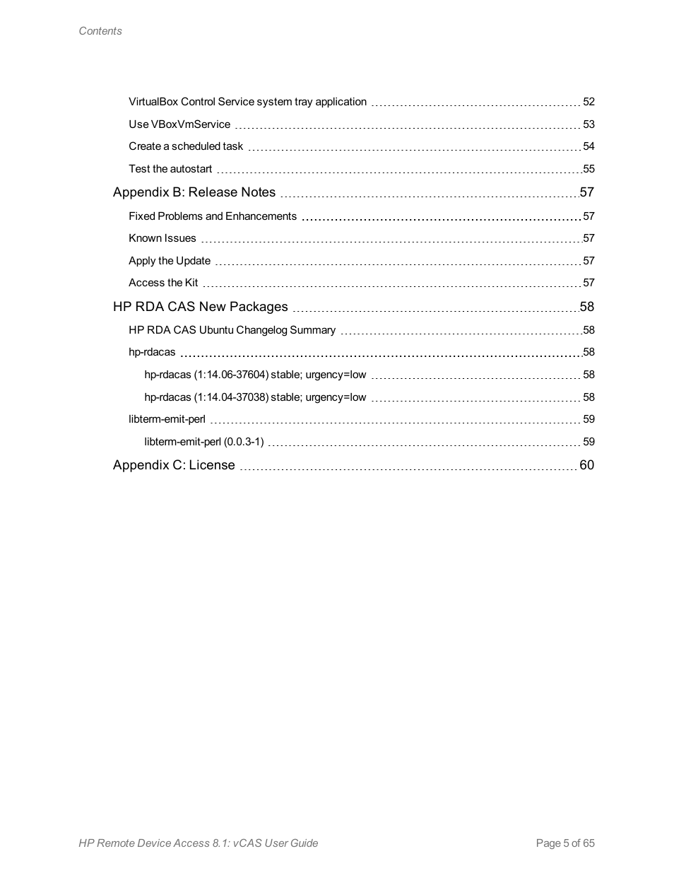 HP Remote Device Access Software User Manual | Page 5 / 65