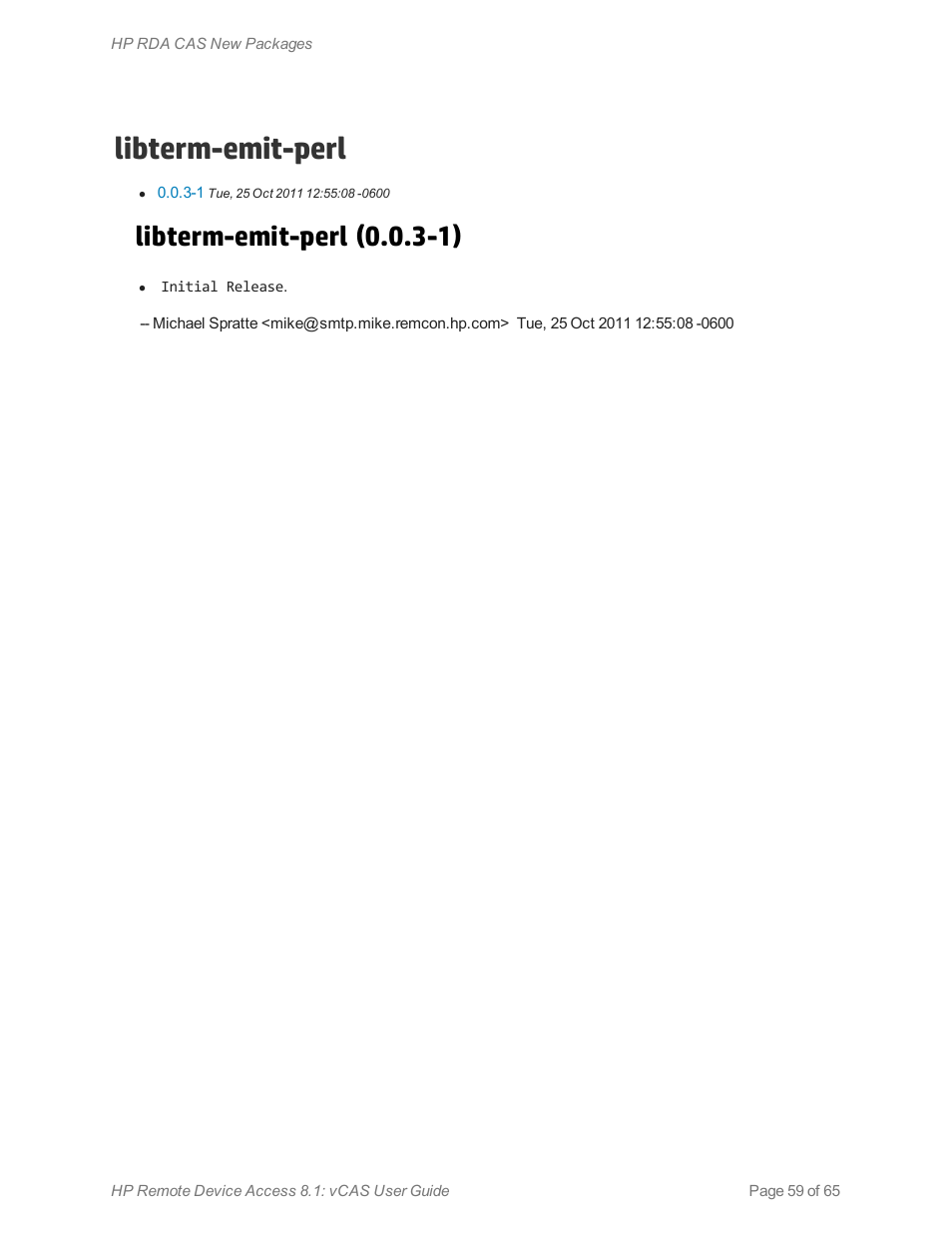 Libterm-emit-perl, Libterm-emit-perl (0.0.3-1) | HP Remote Device Access Software User Manual | Page 59 / 65