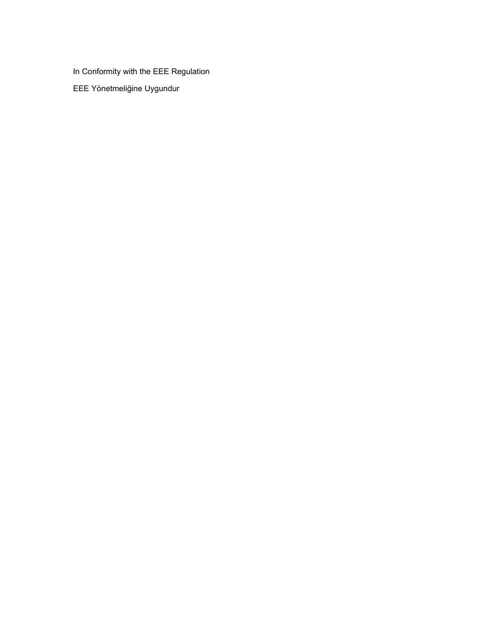 Turkey eee regulation | HP S2231 21.5-inch Diagonal LCD Monitor User Manual | Page 30 / 33