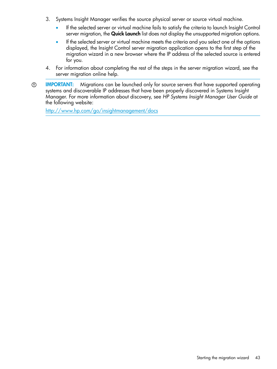 HP Insight Control Software for Linux User Manual | Page 43 / 87