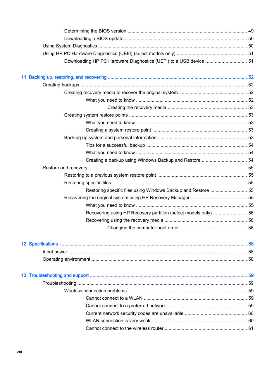 HP 15-r081nr Notebook PC User Manual | Page 8 / 77