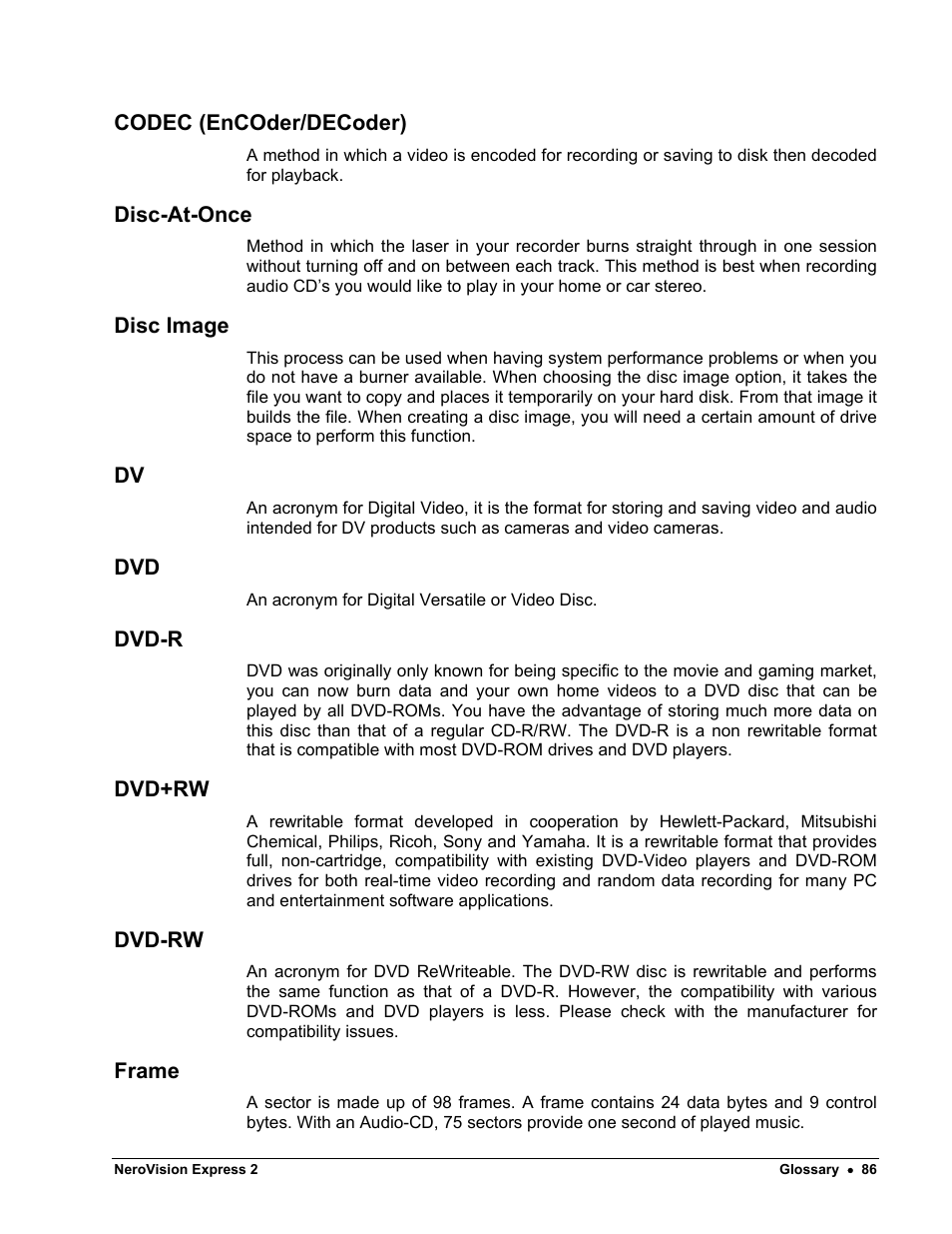 HP CD52 External CD-Writer Series User Manual | Page 86 / 89