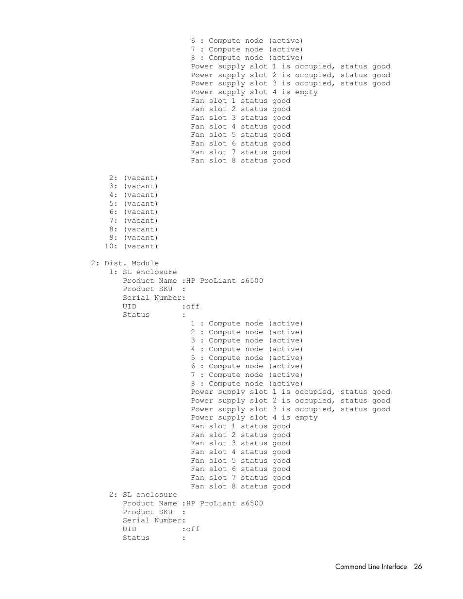 HP ProLiant SL2500 Scalable System User Manual | Page 26 / 117