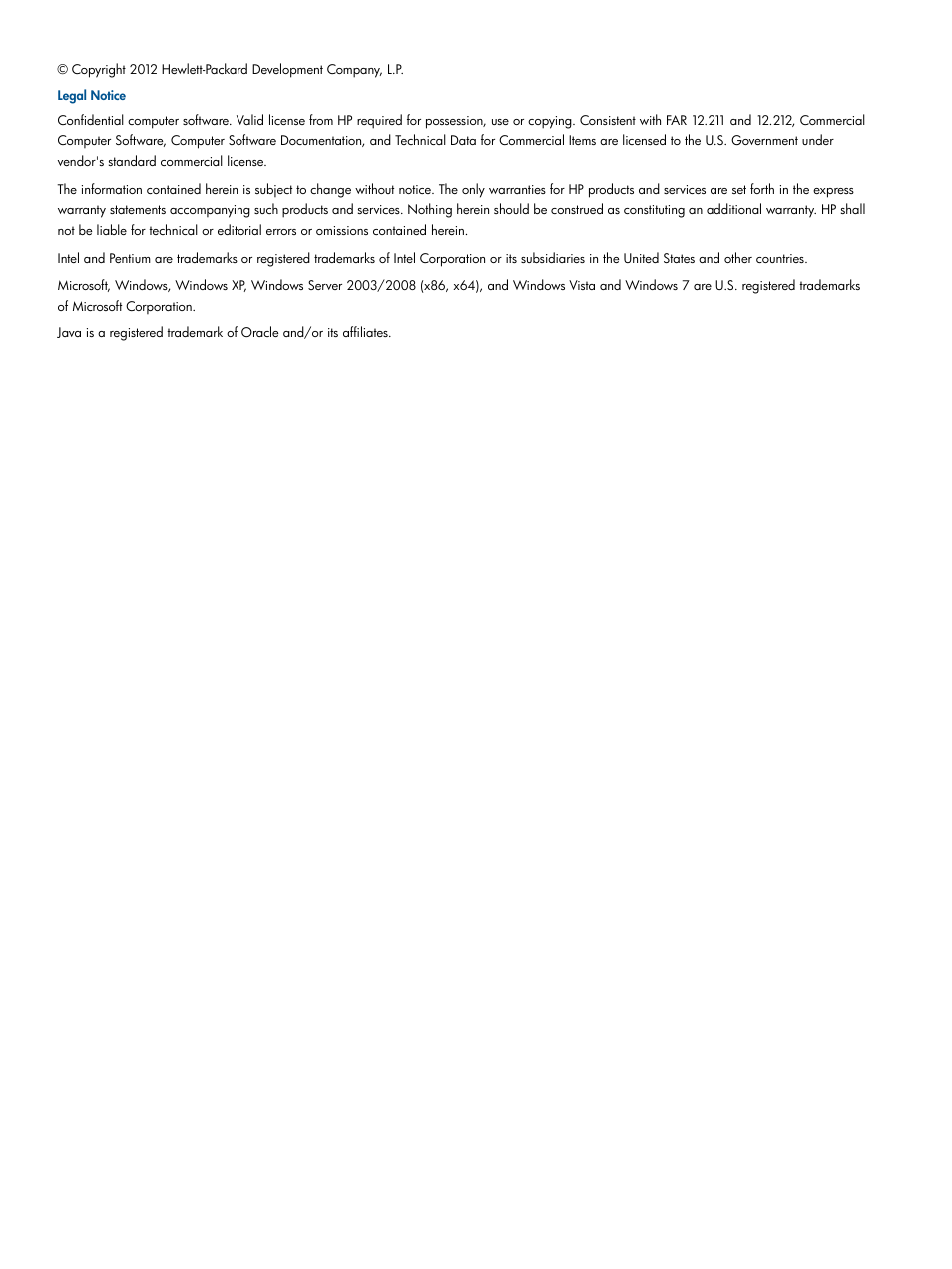 HP Intelligent Infrastructure Analyzer Software Licenses User Manual | Page 2 / 36