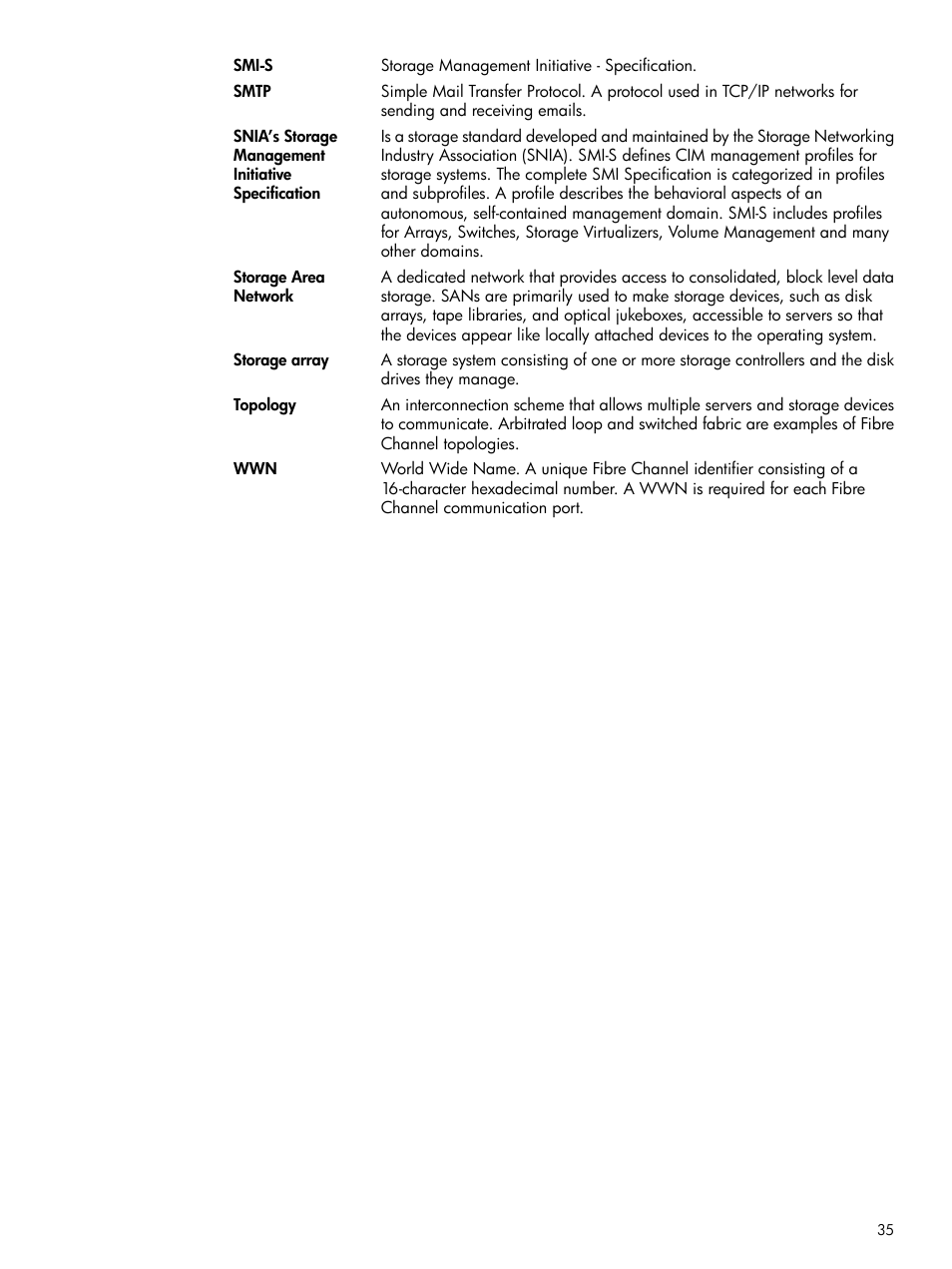 HP Intelligent Infrastructure Analyzer Software Licenses User Manual | Page 35 / 36