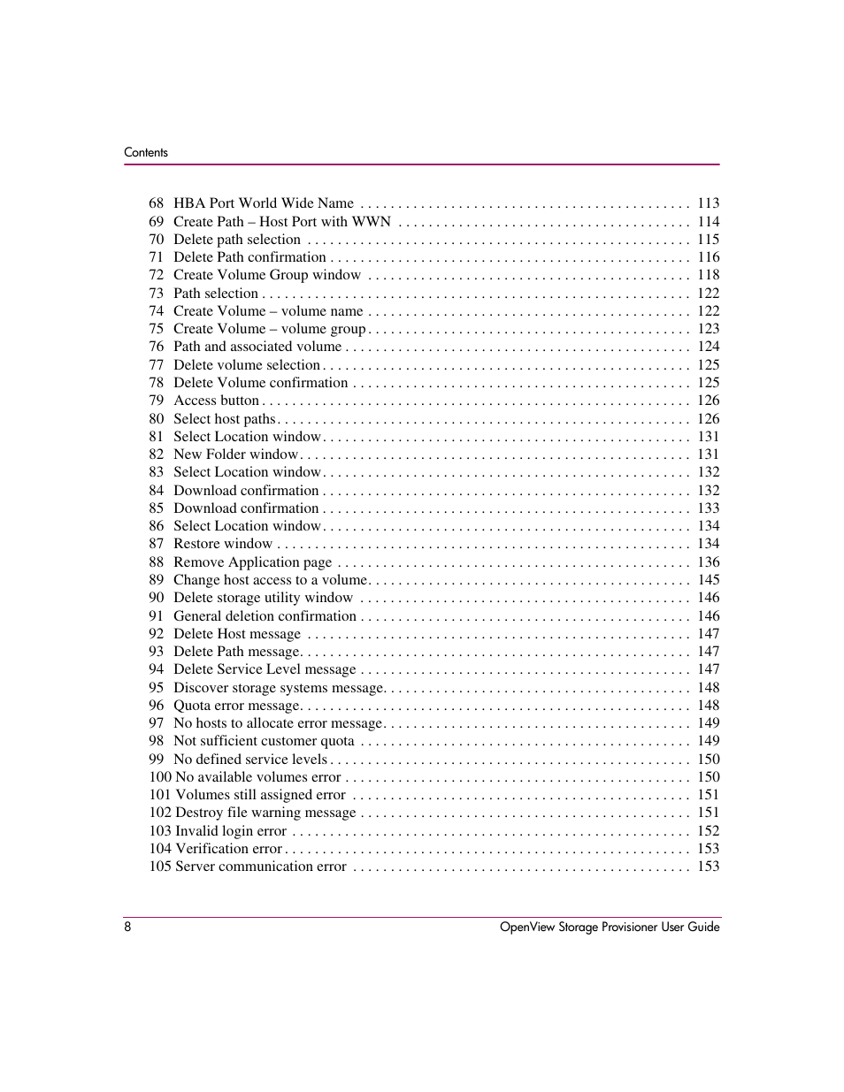 HP OpenView Storage Provisioner Software License User Manual | Page 10 / 172