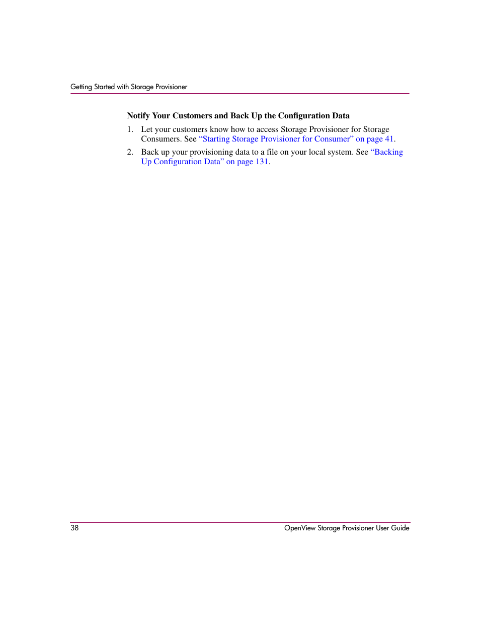 HP OpenView Storage Provisioner Software License User Manual | Page 40 / 172