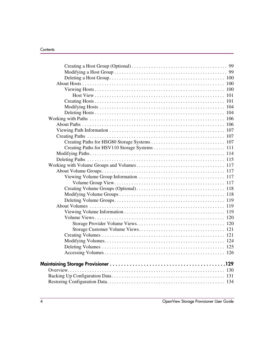 HP OpenView Storage Provisioner Software License User Manual | Page 6 / 172