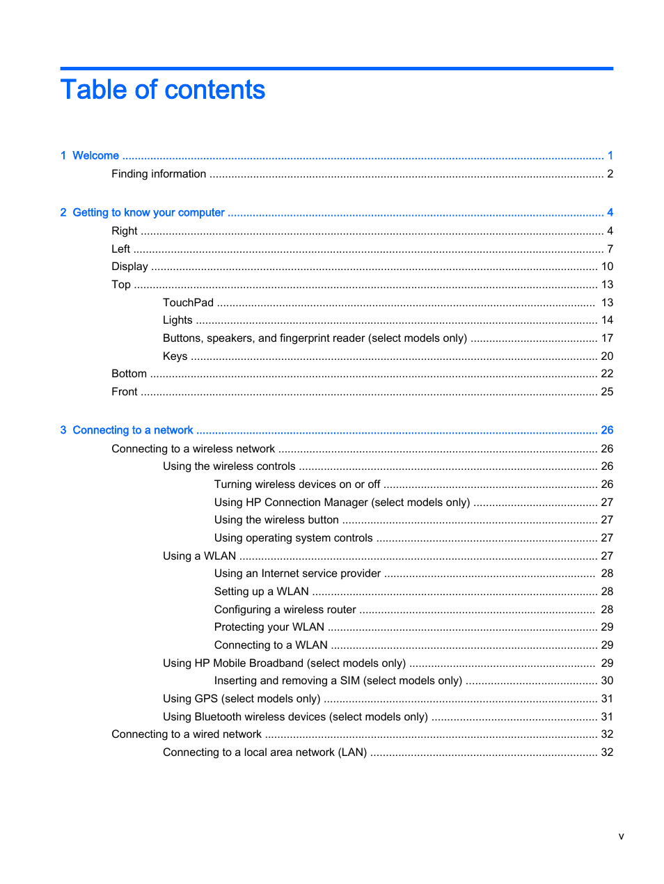 HP ProBook 440 G2 Notebook PC User Manual | Page 5 / 111