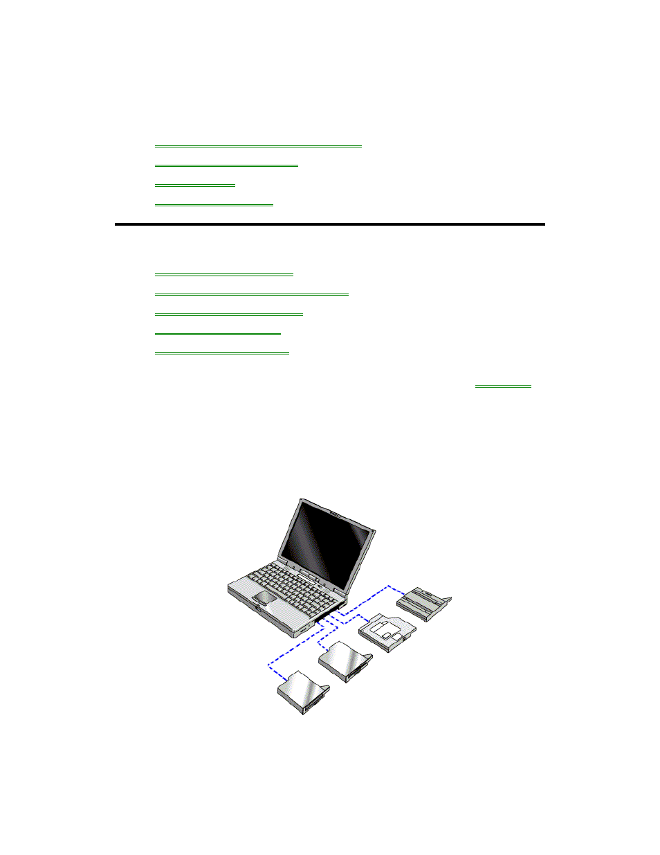 Making connections, Using plug-in modules and storage media | HP OmniBook 3100 Notebook PC User Manual | Page 28 / 53