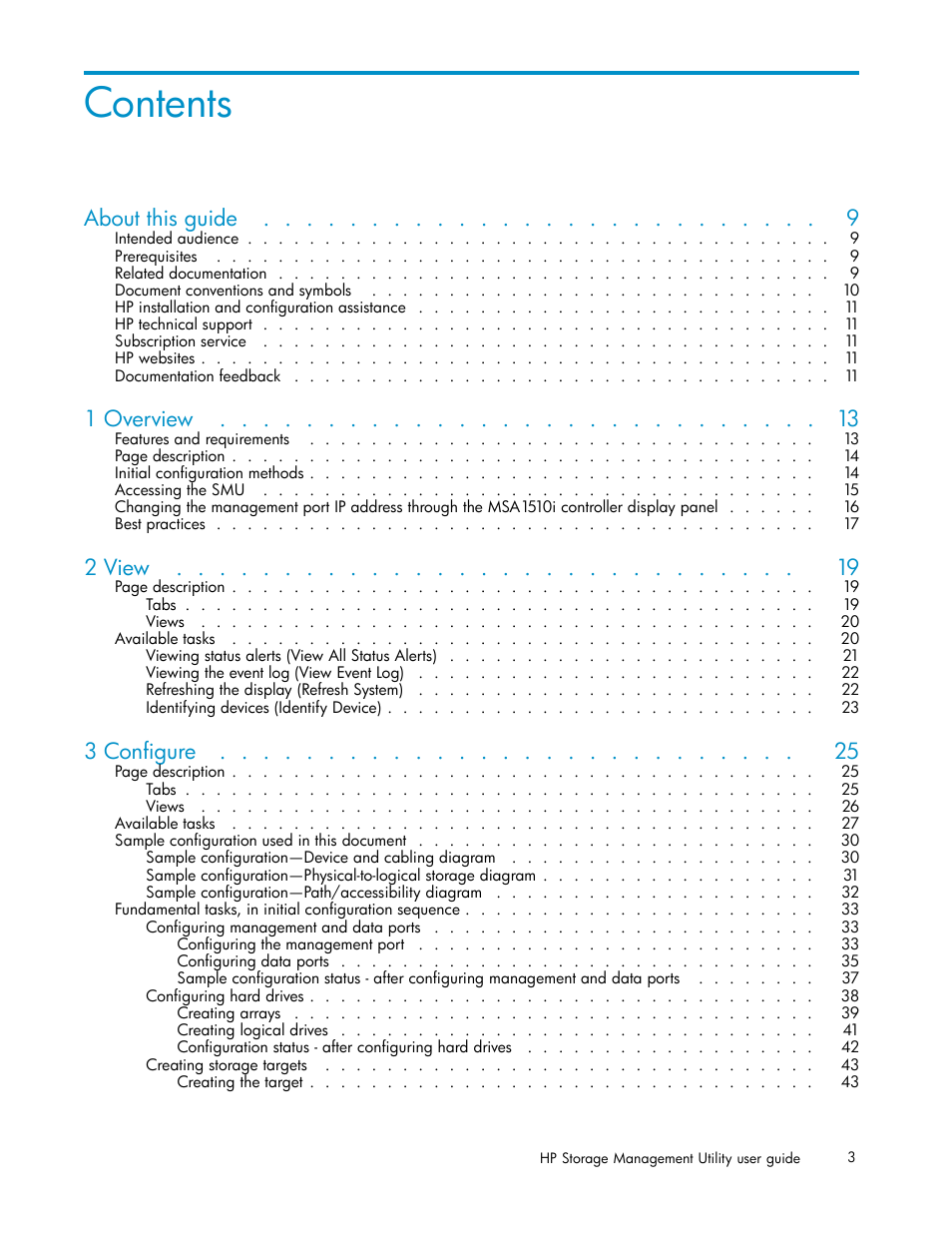 HP StorageWorks 1510i Modular Smart Array User Manual | Page 3 / 99