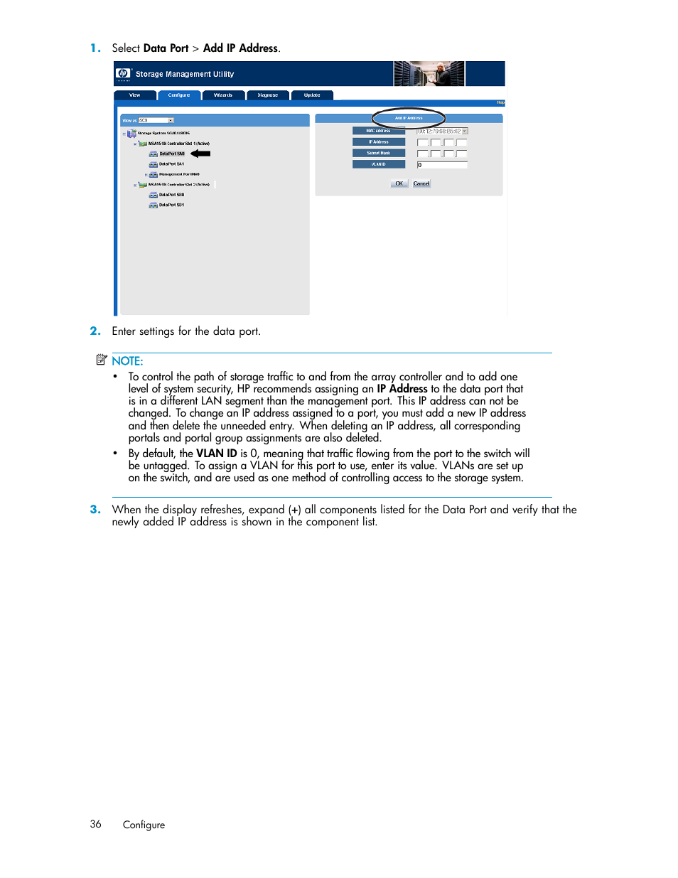 Step 1 | HP StorageWorks 1510i Modular Smart Array User Manual | Page 36 / 99