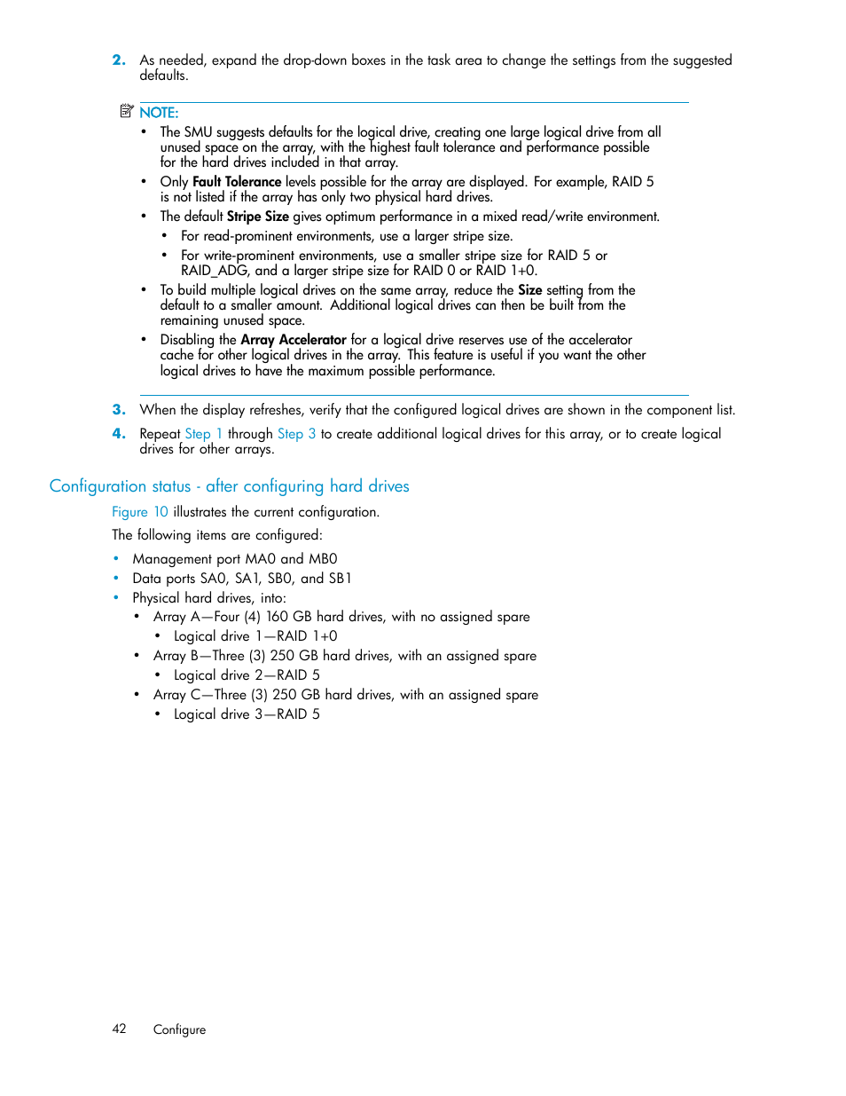 HP StorageWorks 1510i Modular Smart Array User Manual | Page 42 / 99