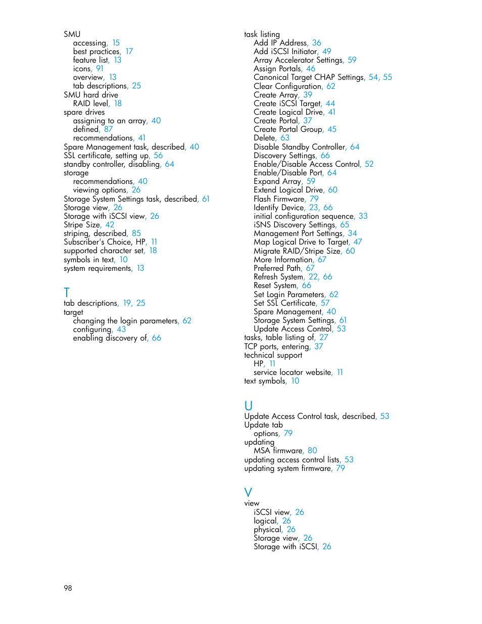 HP StorageWorks 1510i Modular Smart Array User Manual | Page 98 / 99