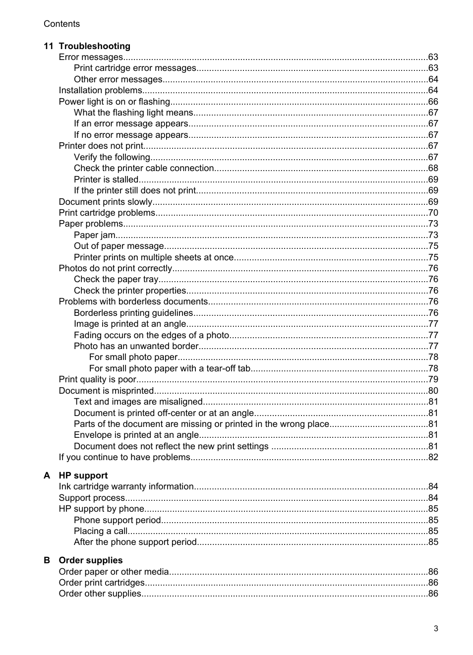 HP Deskjet D2445 Printer User Manual | Page 5 / 98