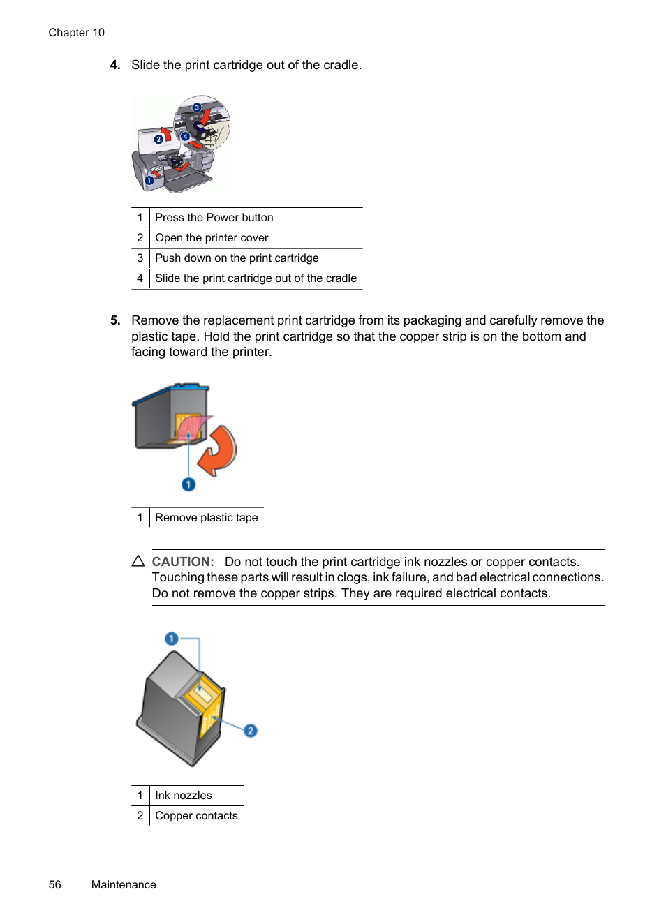 HP Deskjet D2445 Printer User Manual | Page 58 / 98