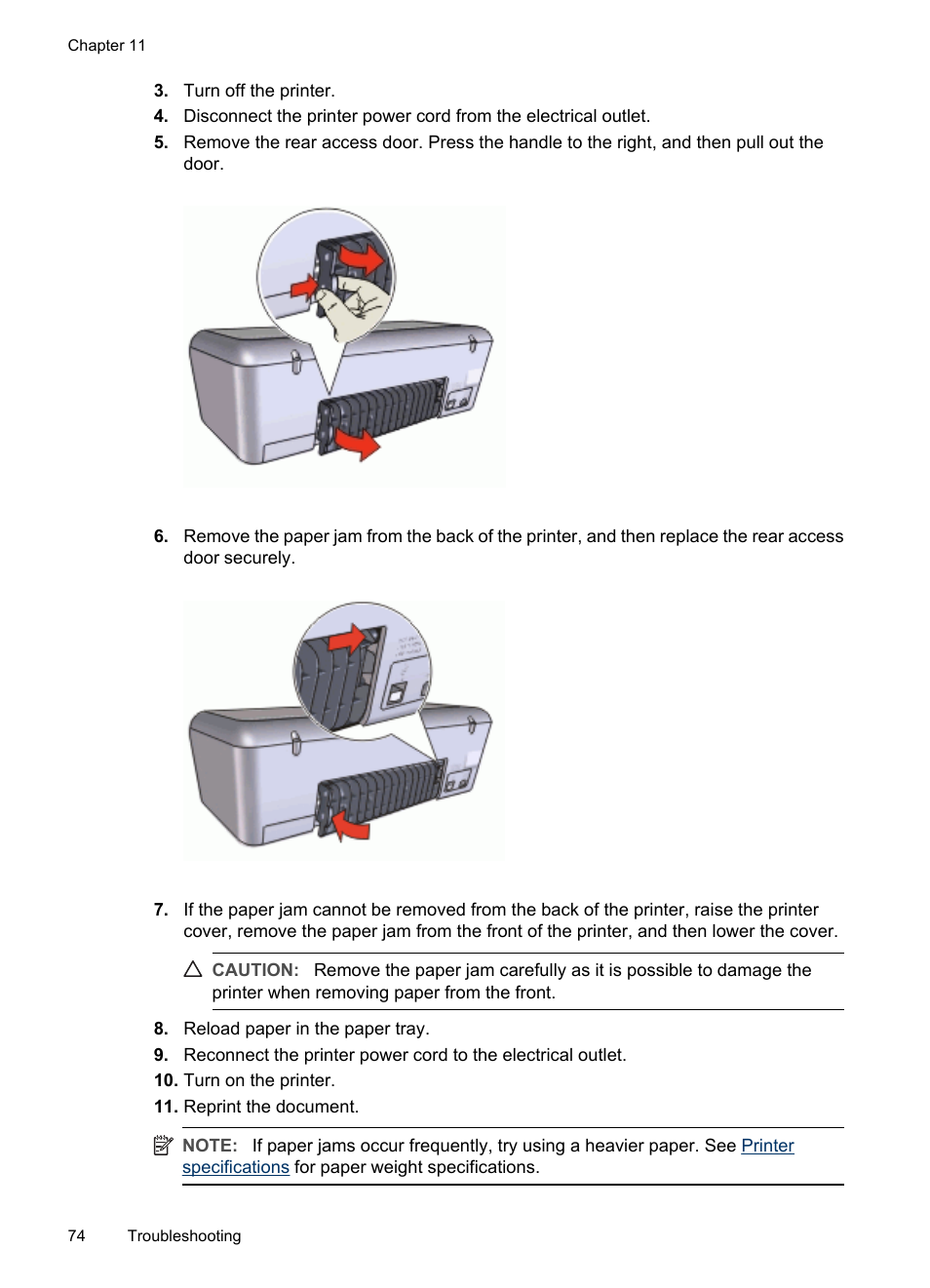 HP Deskjet D2445 Printer User Manual | Page 76 / 98